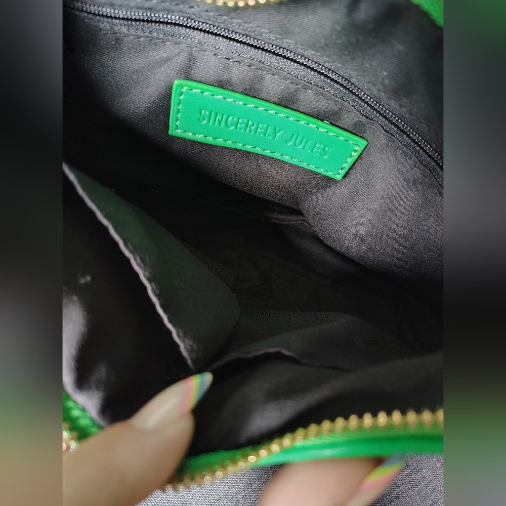 Sincerely Jules Vibrant Green Shoulder Bag - Picture 4 of 8